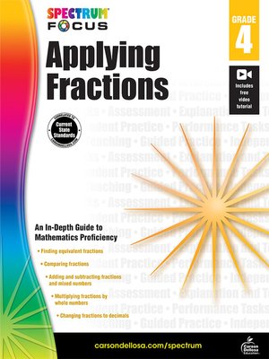 cover image of Spectrum Applying Fractions